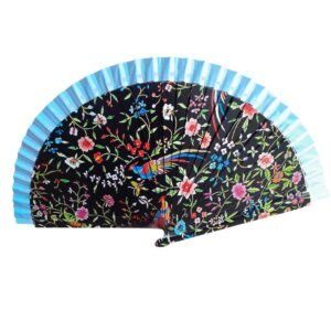 Abanico Mantón Negro